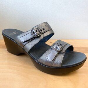 NEW Dansko Jessie Multi Pewter Sandal